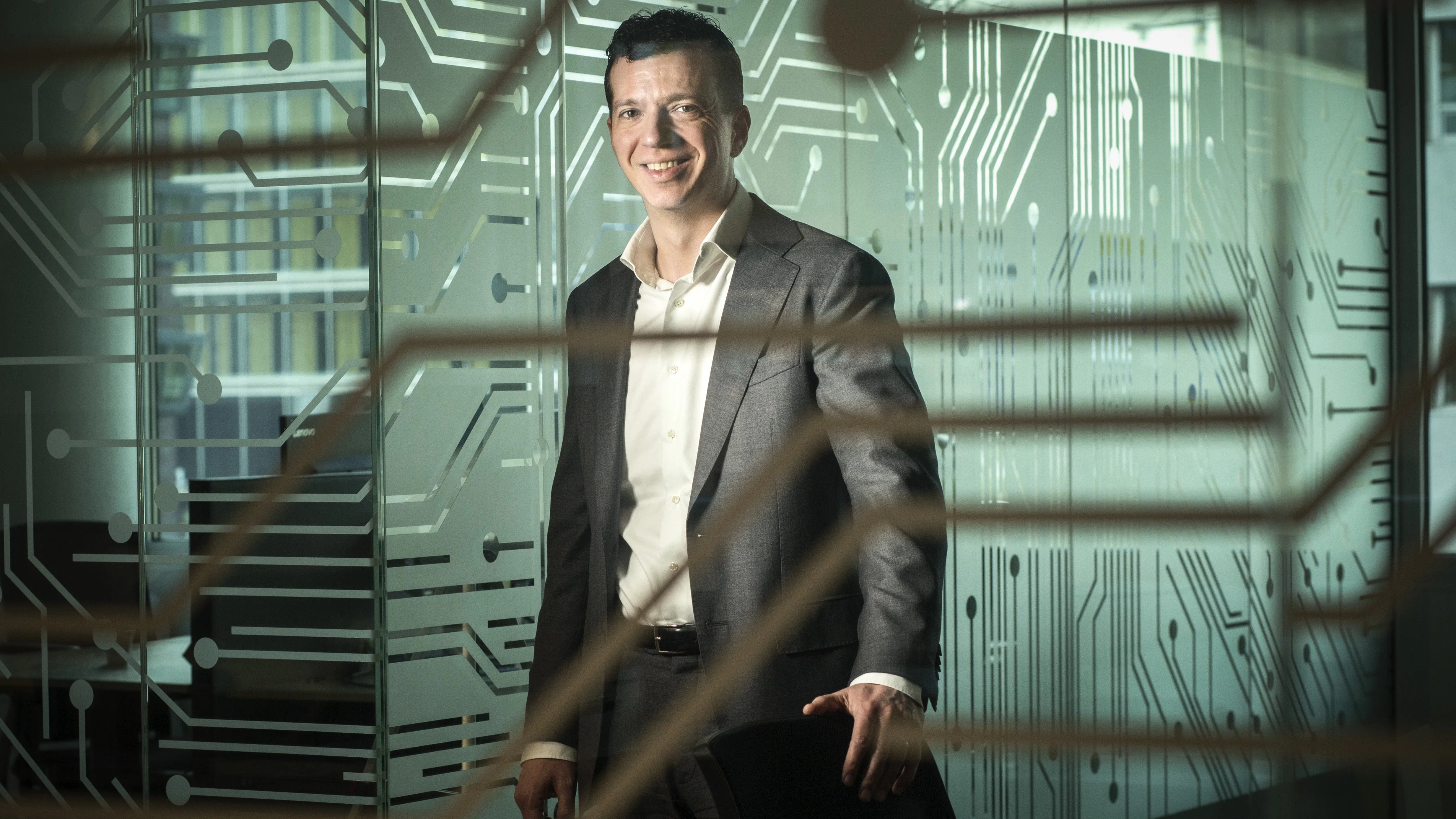 Charlie ter Horst, hoofd AI bij Woltercroon&dros: “Wij kijken hoe we de overhead kleiner kunnen maken. " Foto: Eran Oppenheimer