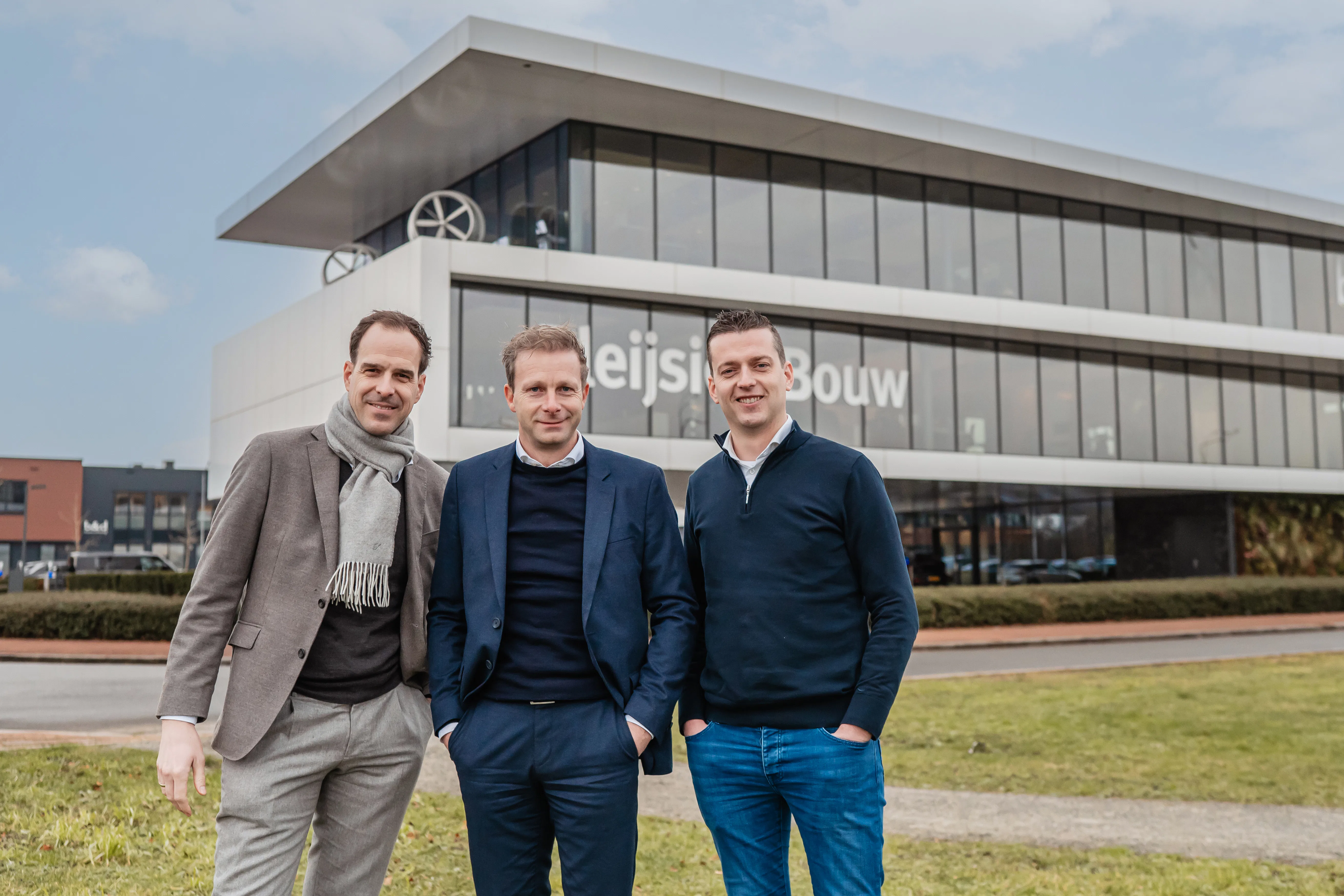 Robert Pleijsier, Berend Post en Harald Heutink.