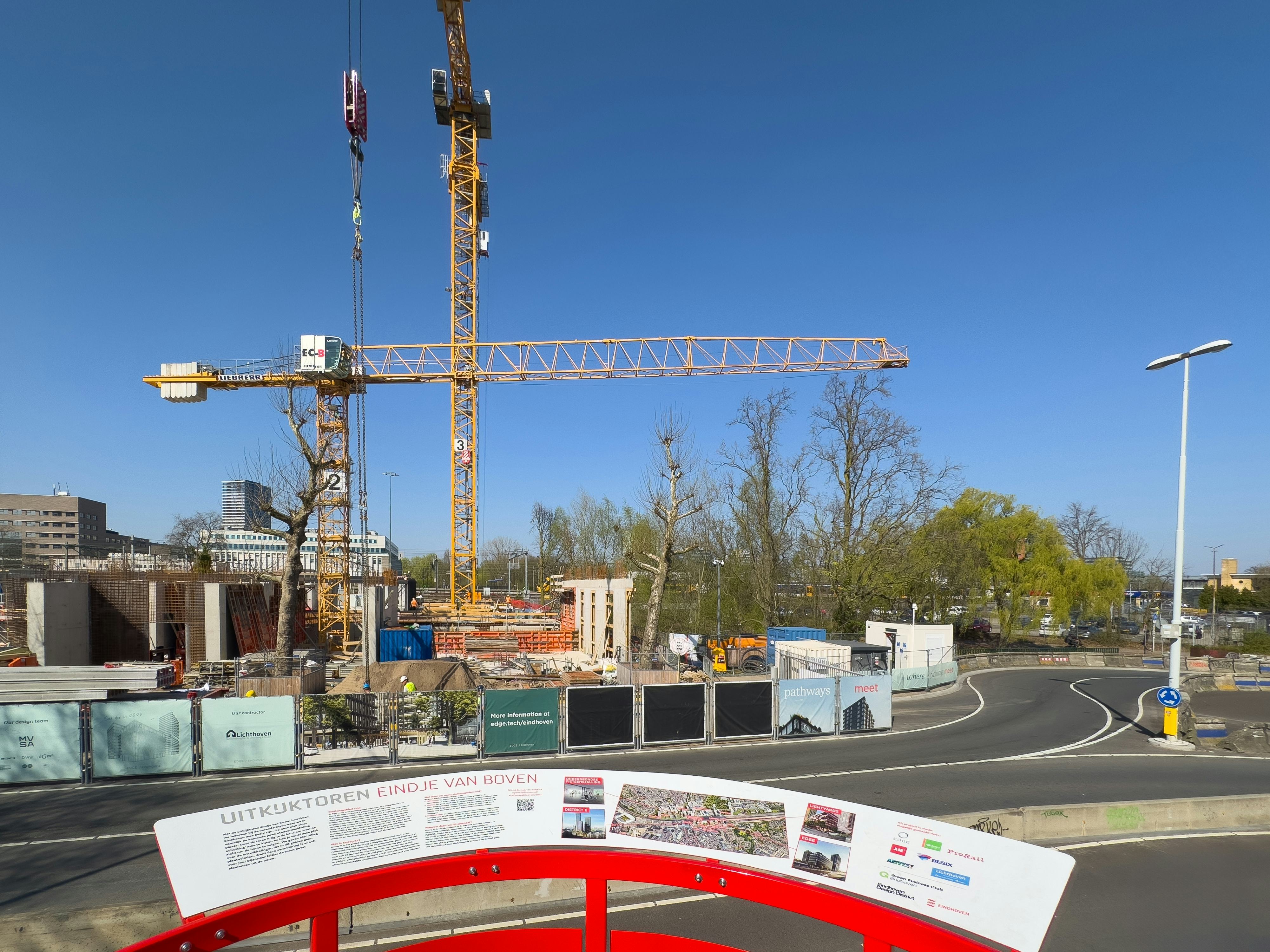 Bouwplaats in het centrum van Eindhoven. Foto: Robert Coolen/ Shutterstock