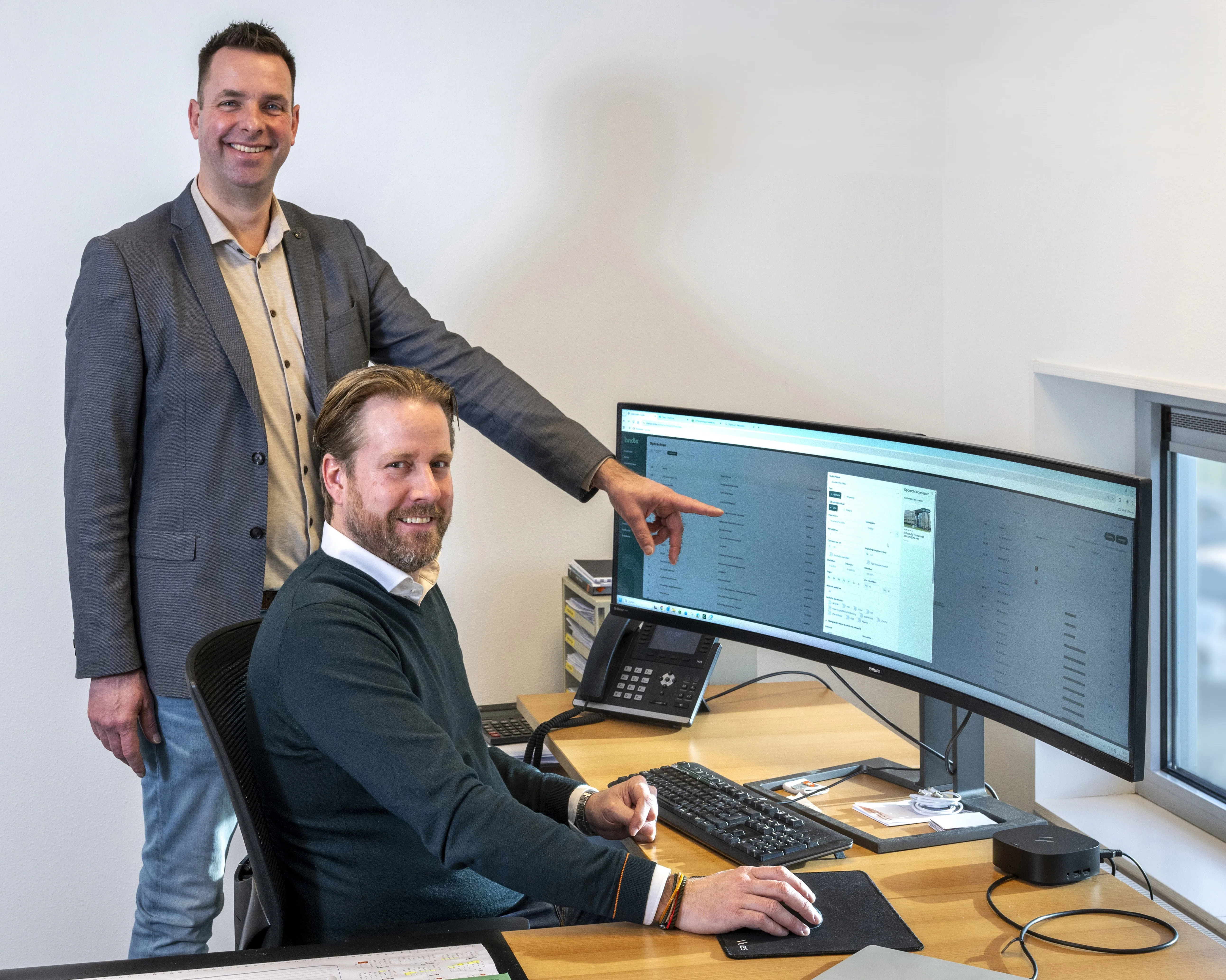 Gerben van Ooijen en Danny van Hal.