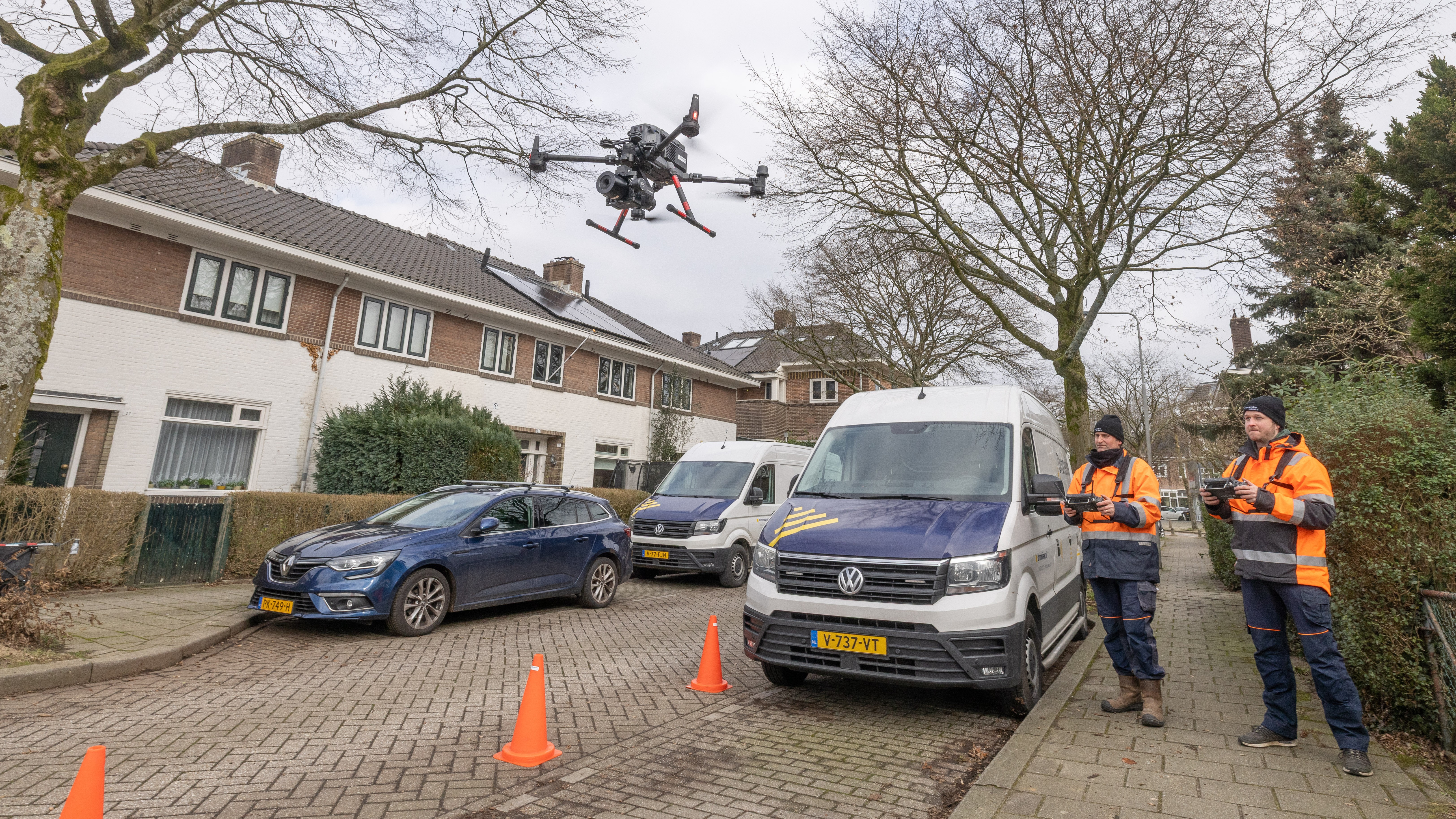 Een object wordt in één vlucht volledig vastgelegd, waardoor er minder locatiebezoeken nodig zijn. Foto: Sjef Prins - APA Foto