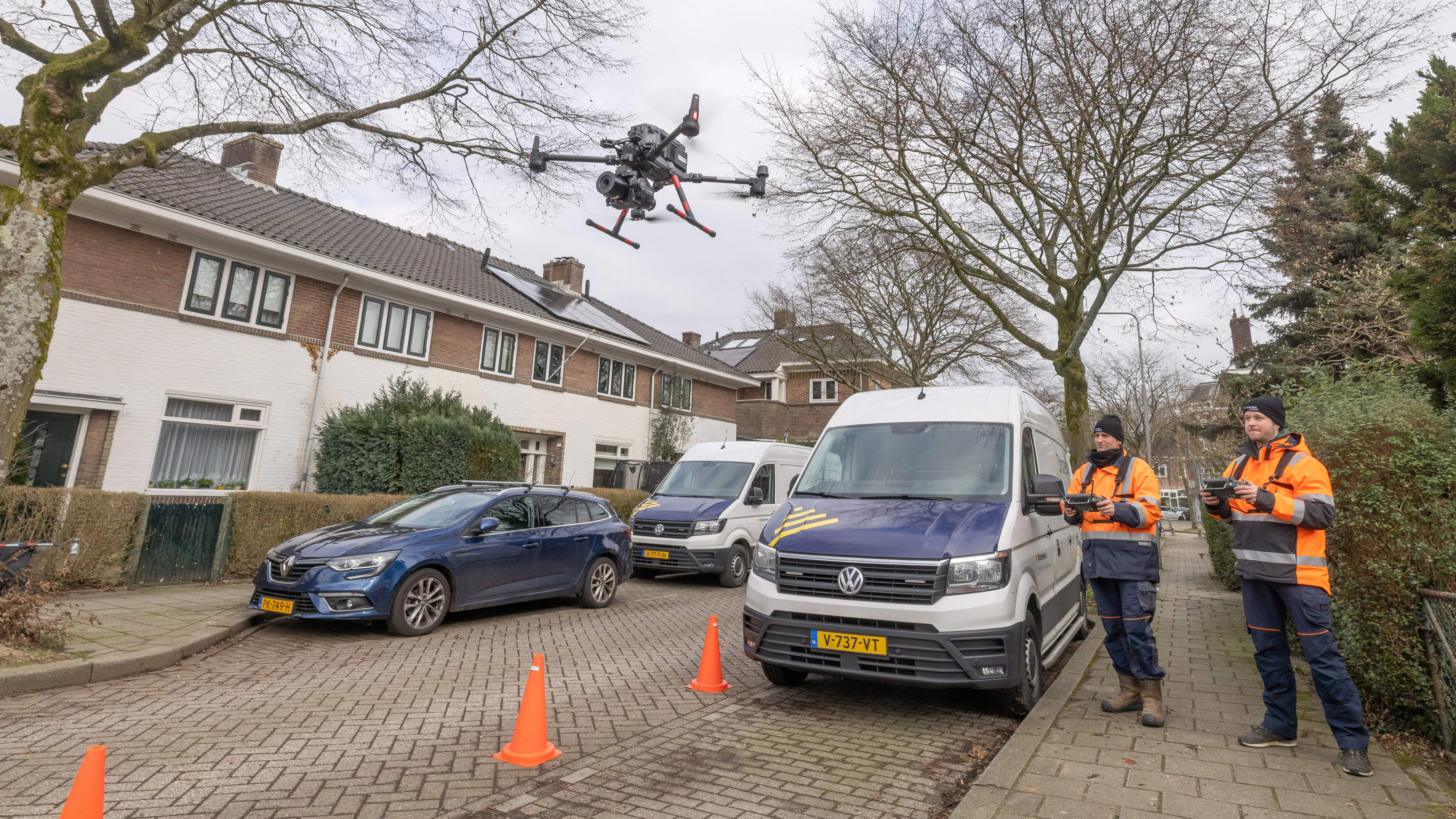 Een object wordt in één vlucht volledig vastgelegd, waardoor er minder locatiebezoeken nodig zijn. Foto: Sjef Prins - APA Foto