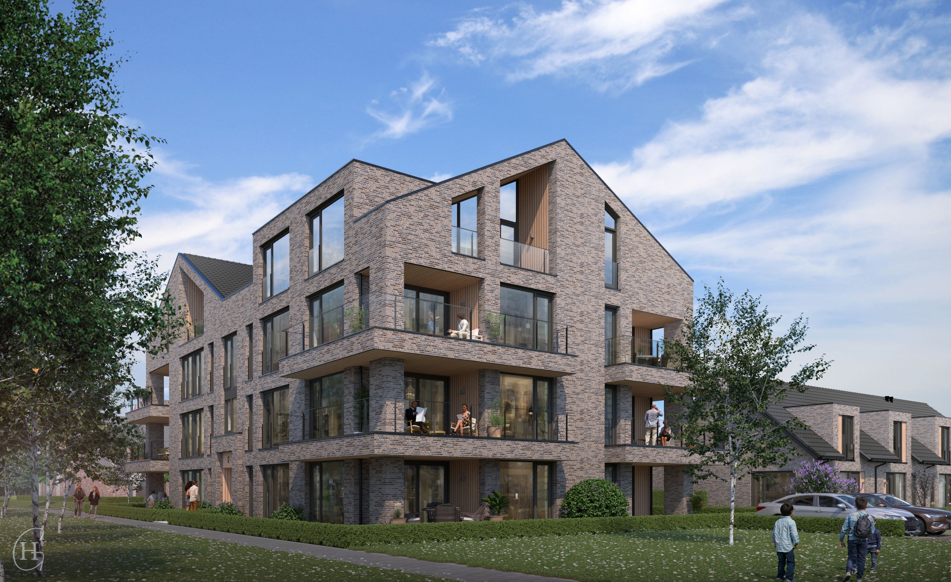 de geplande nieuwbouw in Renswoude