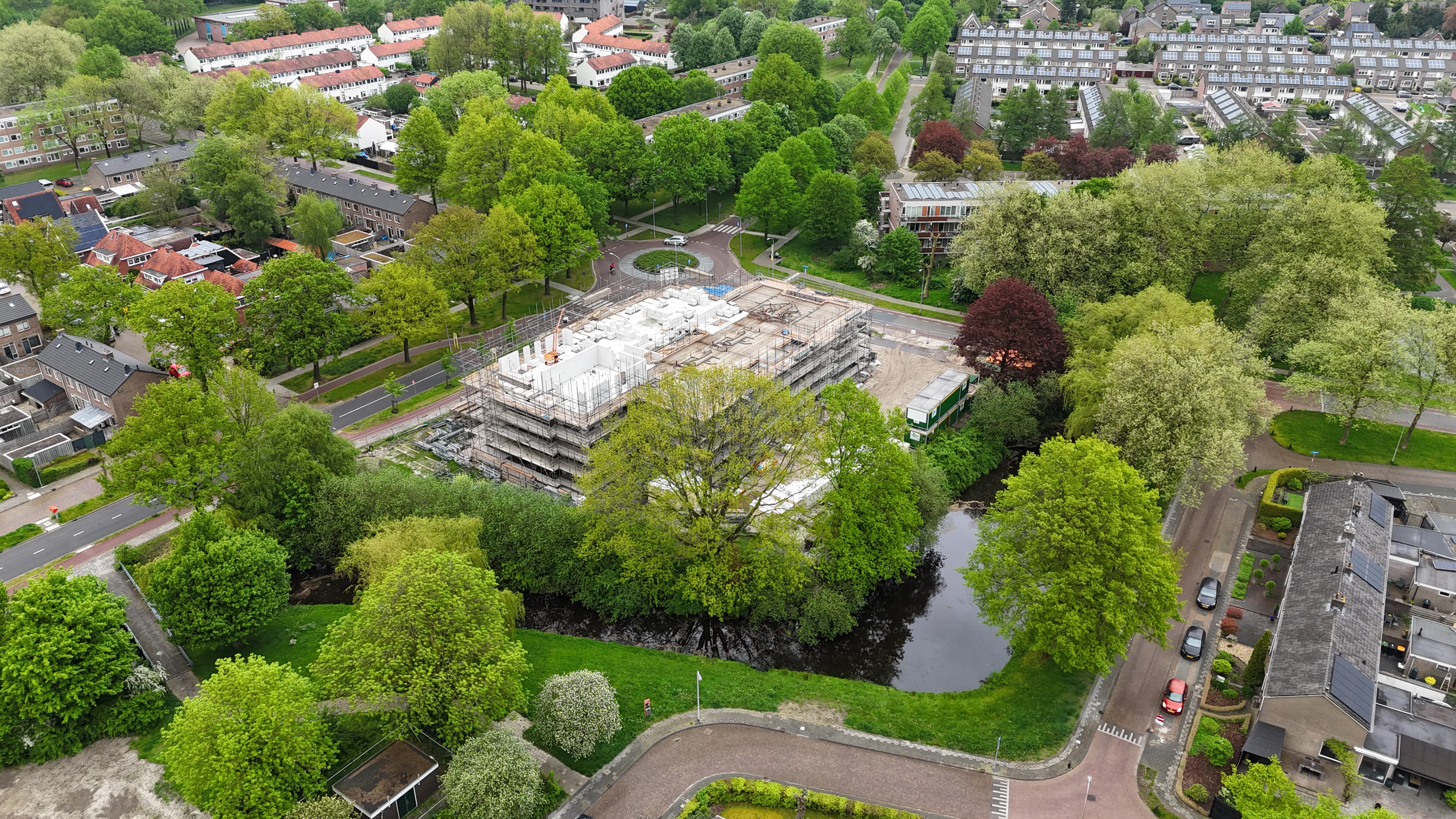 Appartementencomplex in Assen.