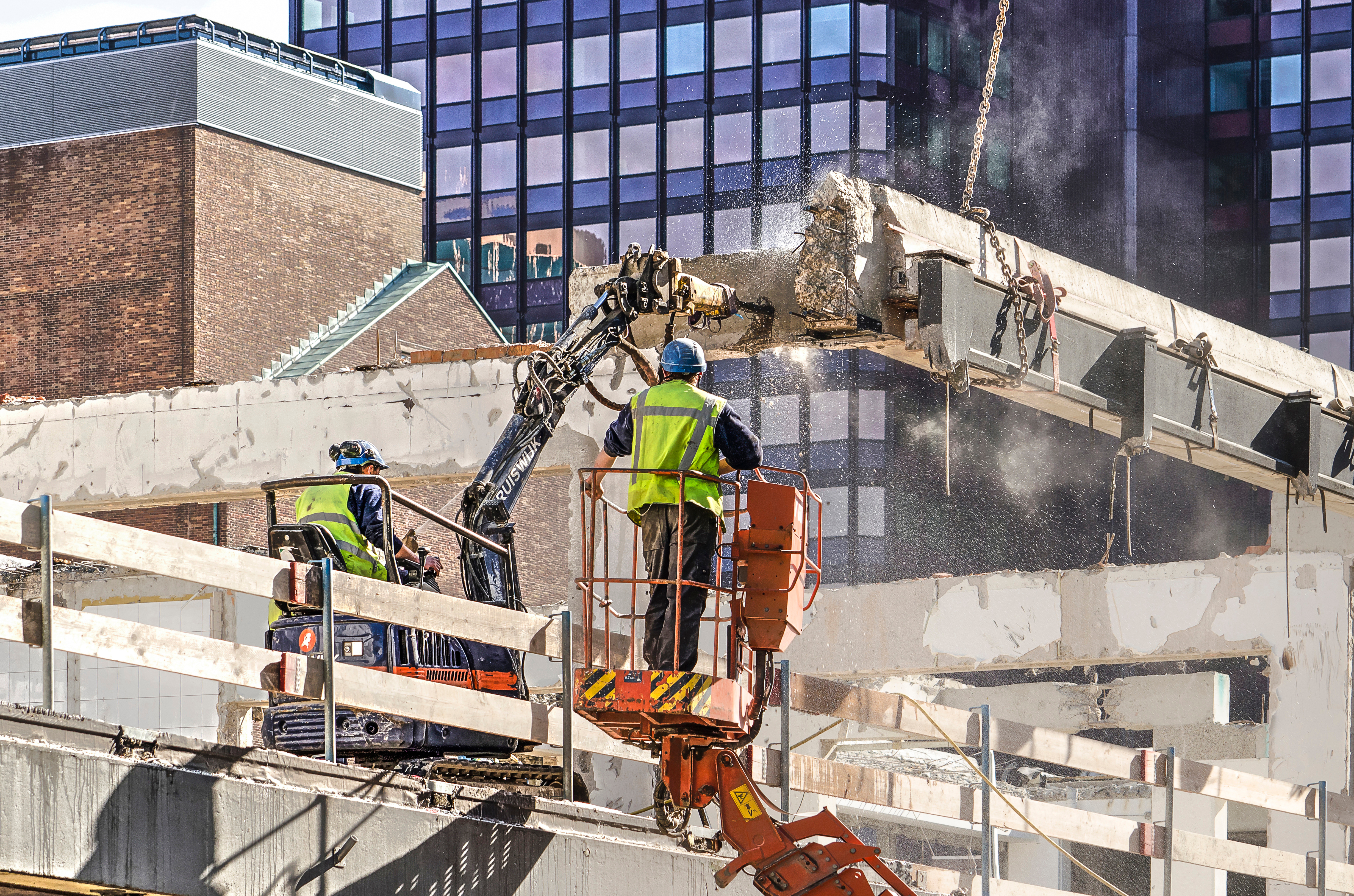 Sloopwerkzaamheden in Rotterdam. Foto: Frans Blok/Shutterstock