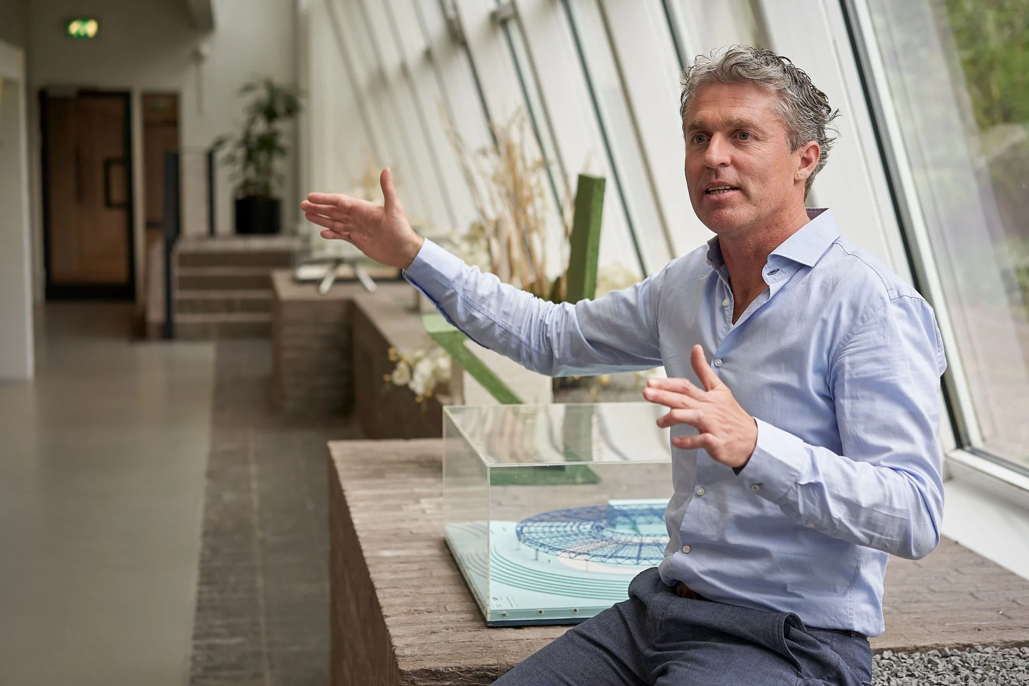 Ronald Wenting werd uitgeroepen tot constructeur van het jaar vanwege zijn inzet voor duurzaamheid en een goede samenwerking. Foto: ABT 