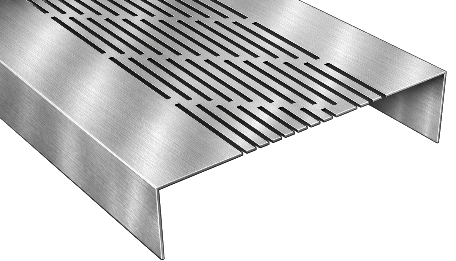 De thermoslits in het frame.