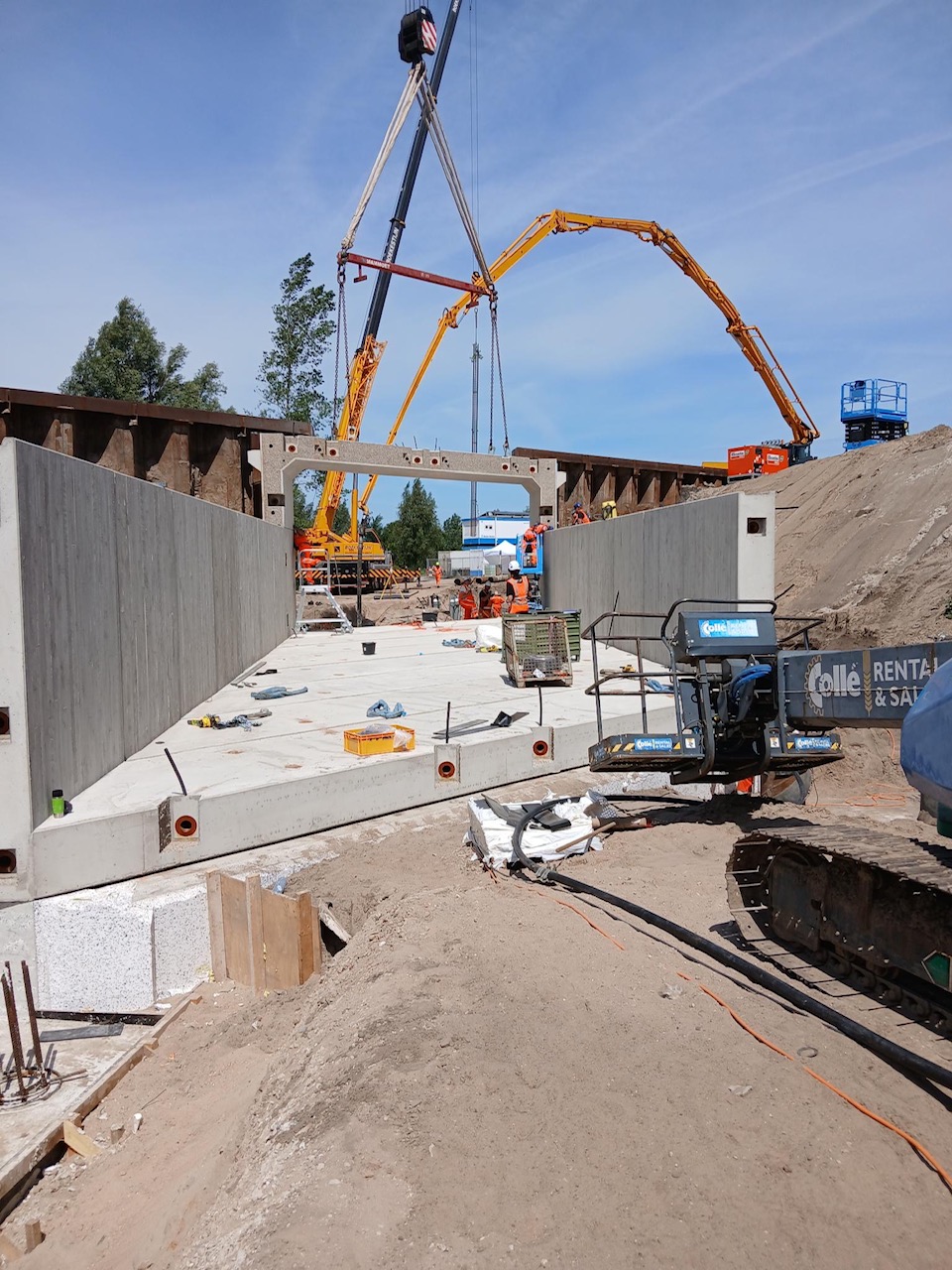 Bovenelement voor onderdoorgang A27 Foto: Rijkswaterstaat