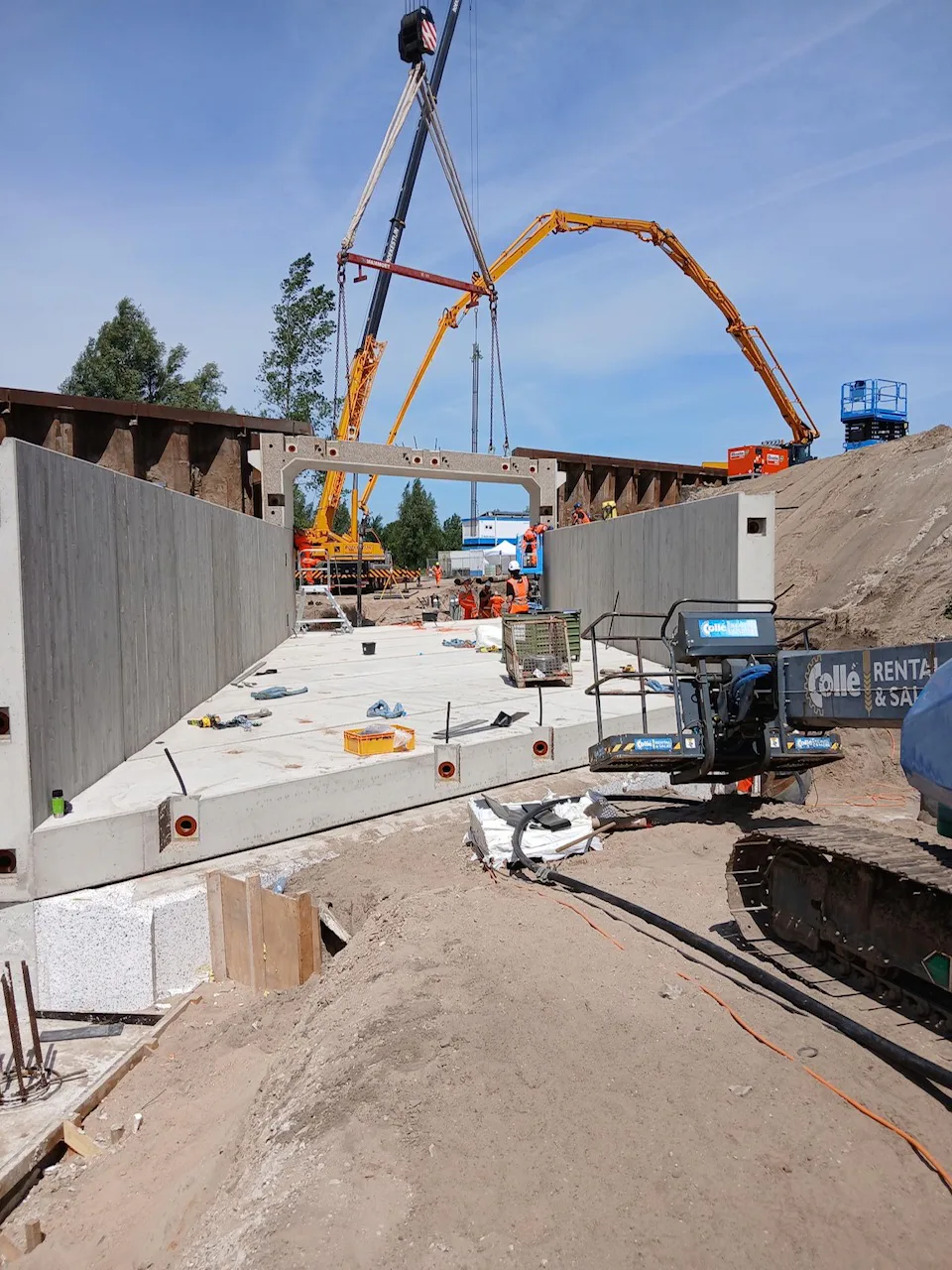 Bovenelement voor onderdoorgang A27 Foto: Rijkswaterstaat