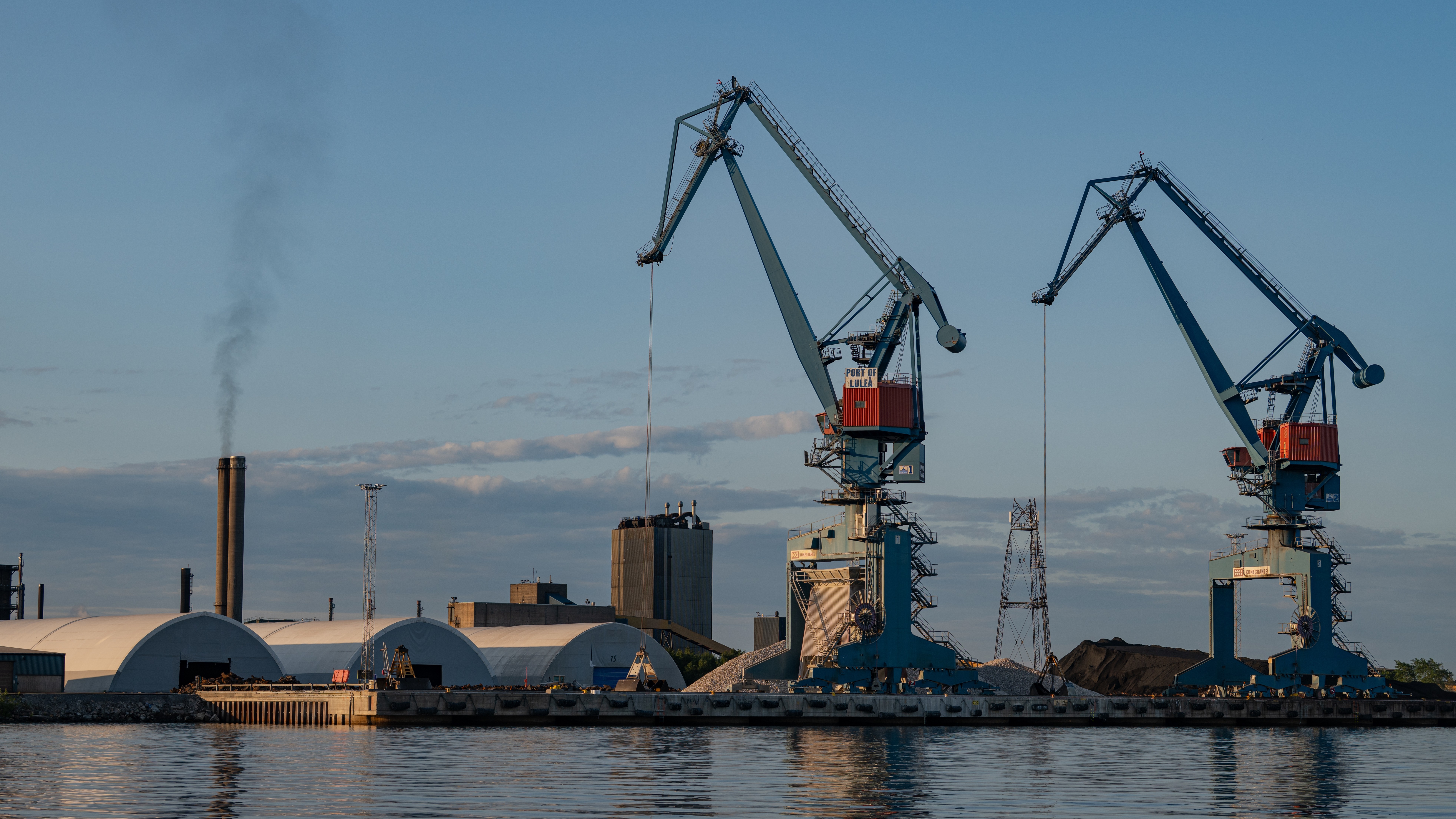 De haven van Luleå, waar Boskalis en Van Oord voor 500 miljoen euro gaan uitbreiden. Foto: Shuttertock