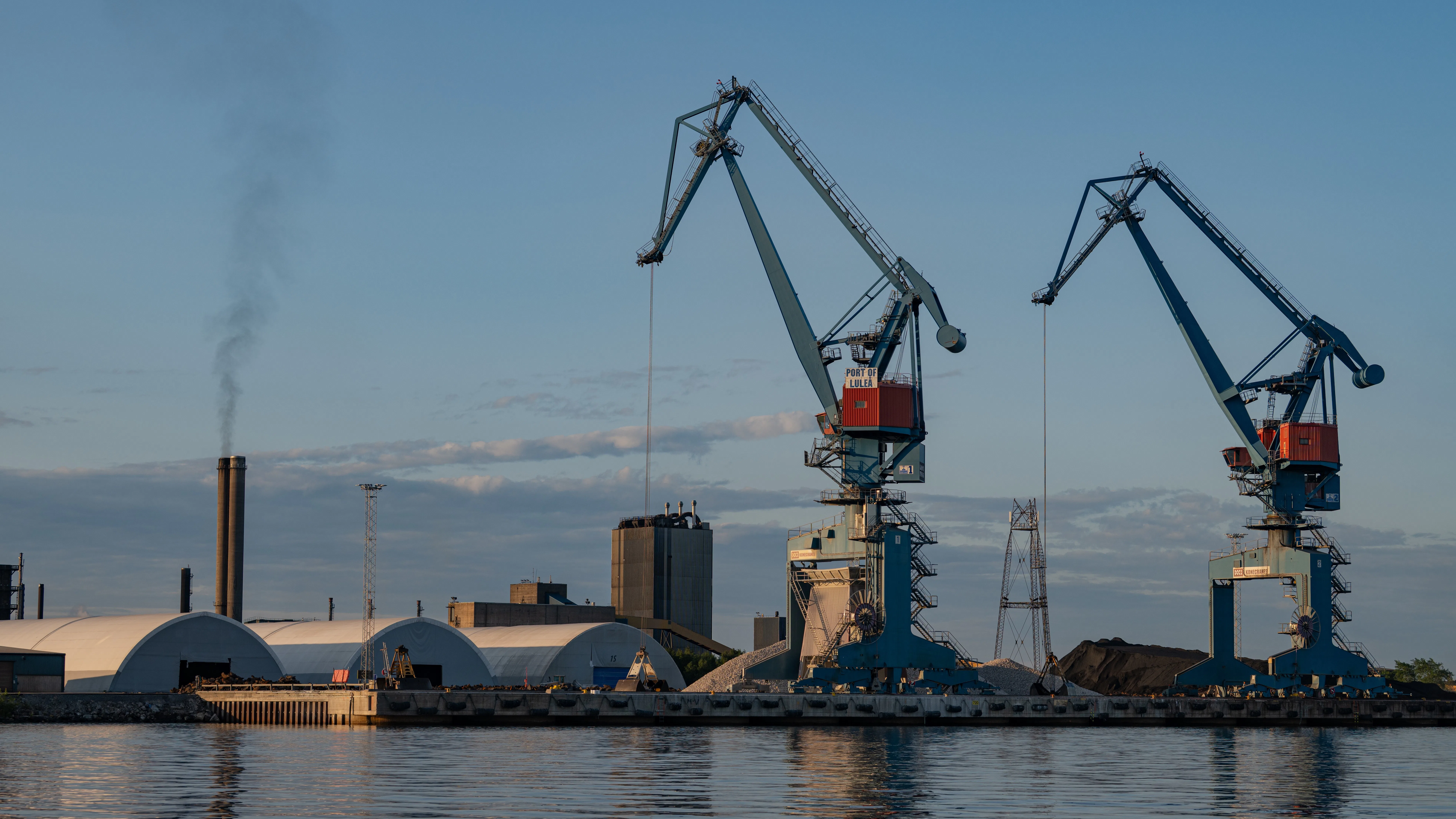 De haven van Luleå, waar Boskalis en Van Oord voor 500 miljoen euro gaan uitbreiden. Foto: Shuttertock