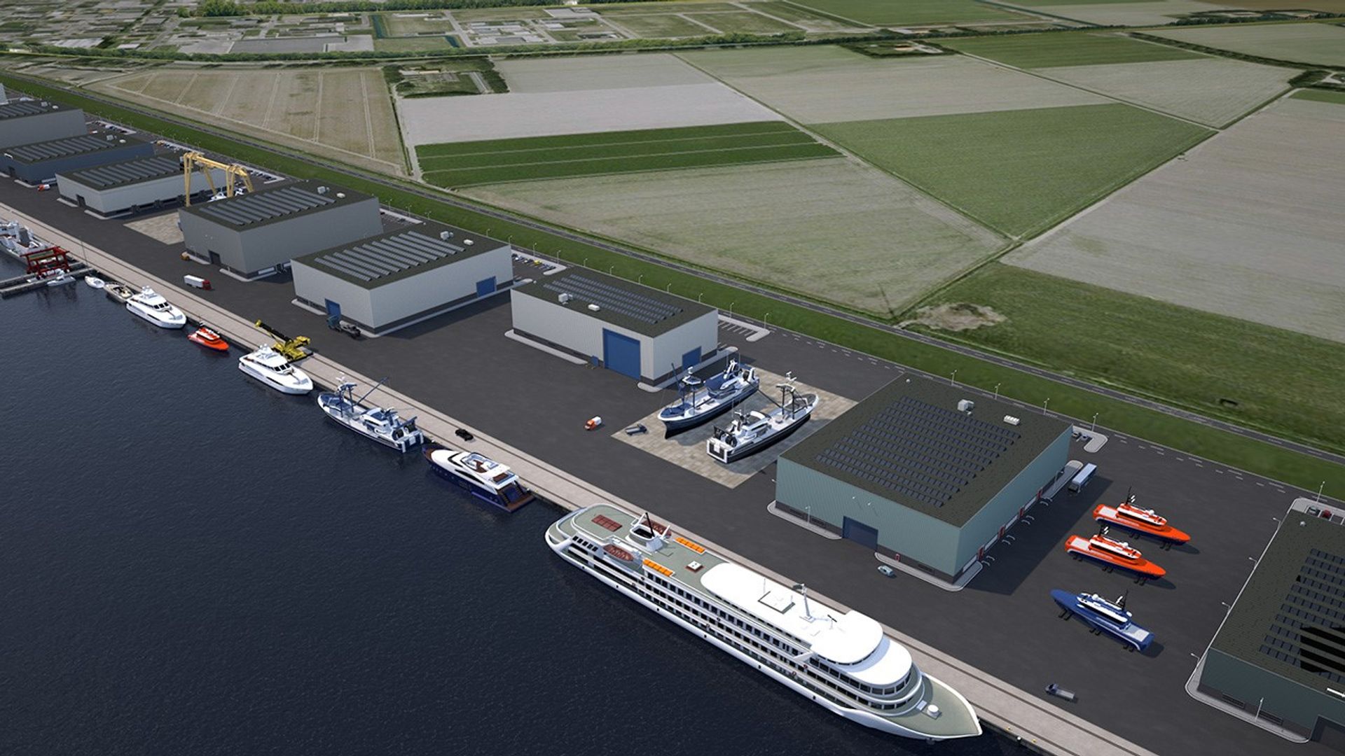 Voorlopig bestaat de Port of Urk alleen nog op papier. In de afgelopen jaren werd de ontwikkeling zo’n twee keer duurder dan de 7 miljoen die de provincie had begroot.