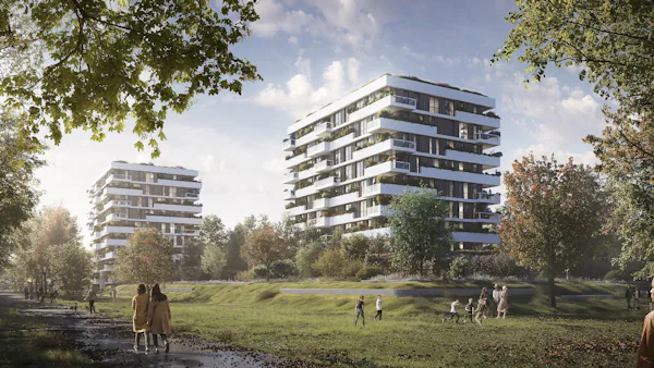 MARK Almere: twee losmaakbare wooncomplexen