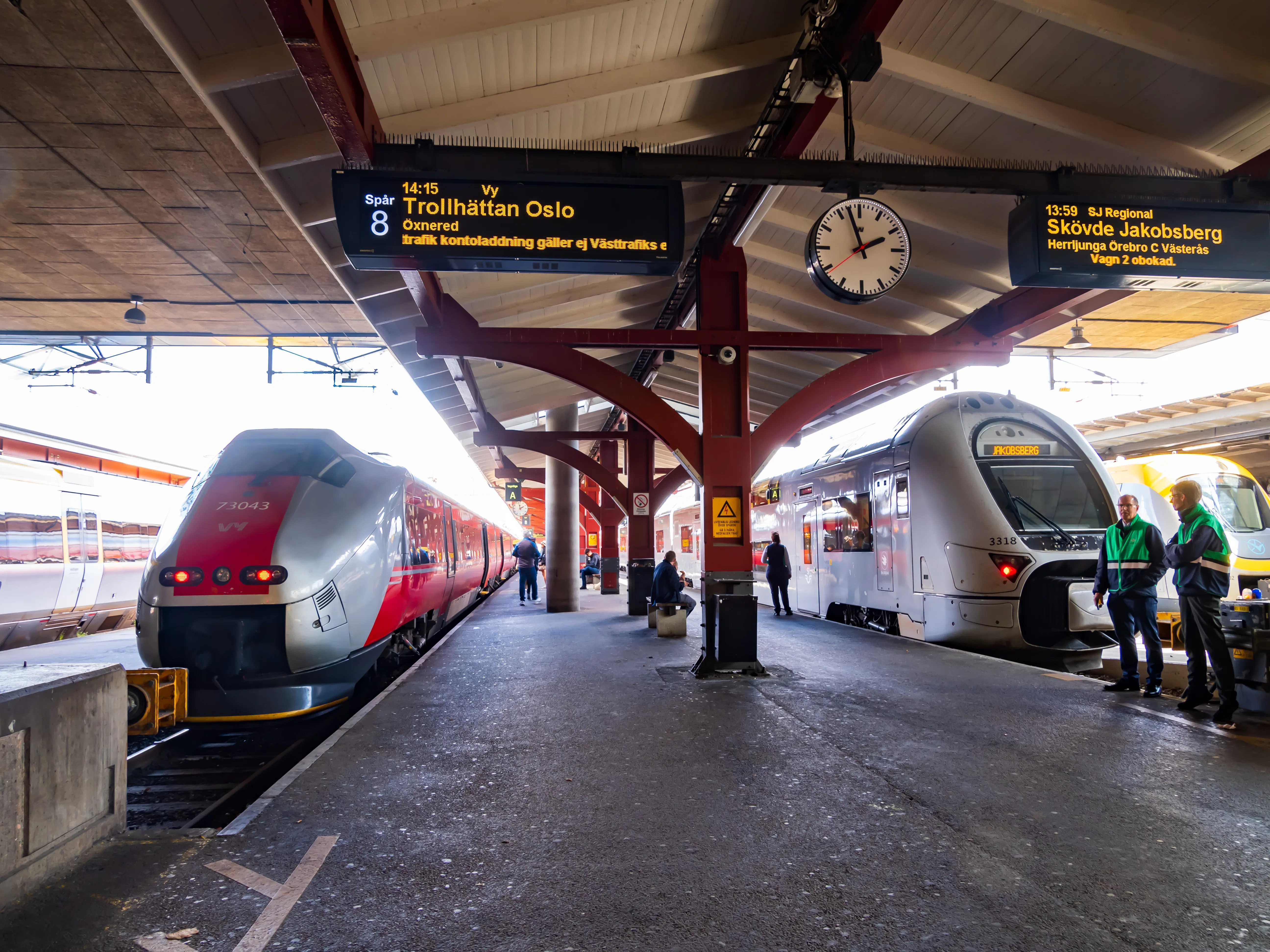 Alleen echte doorzetters weten de trein te bereiken in Göteborg. Foto: Nowaczyk/Shutterstock