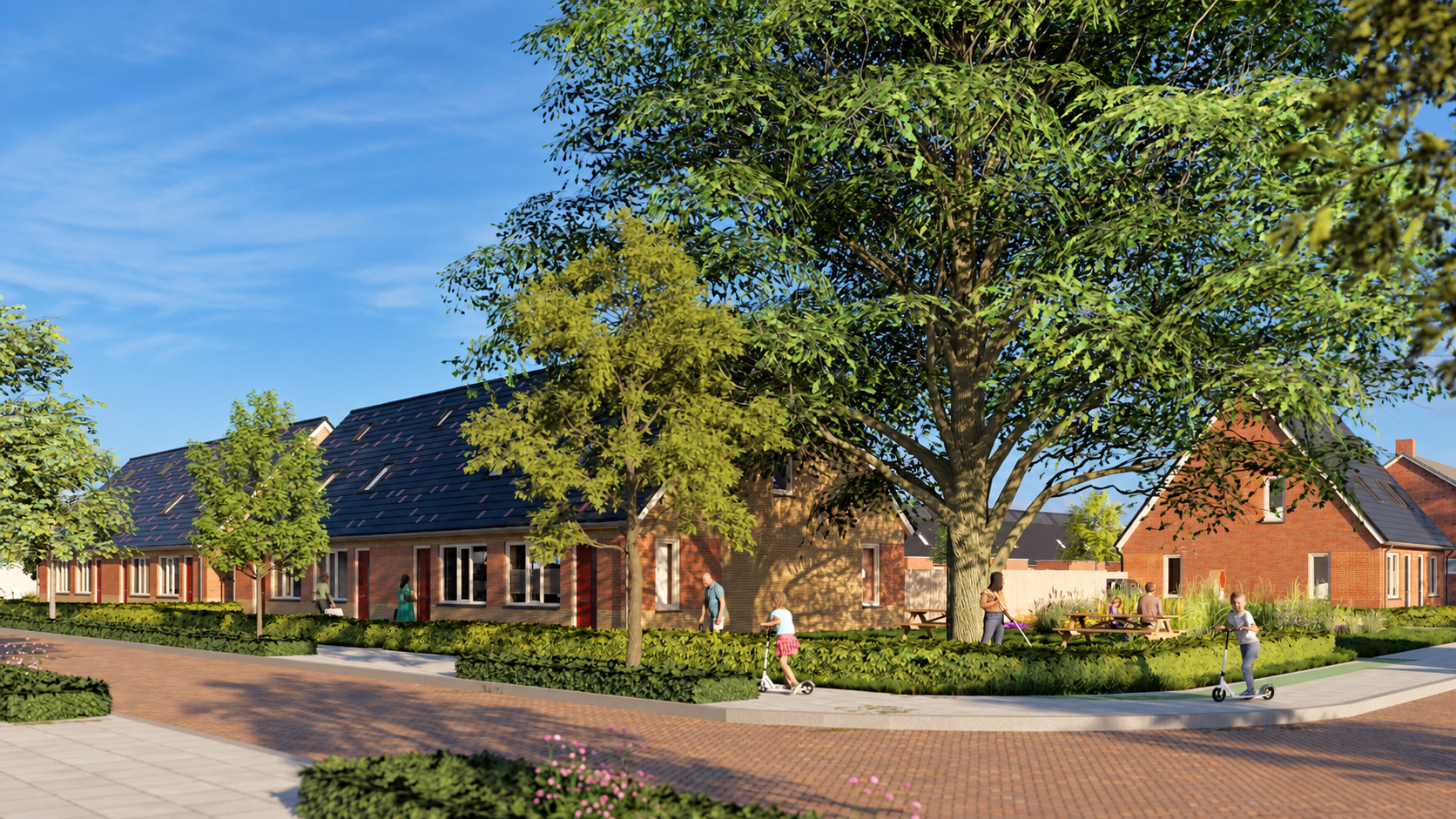 Impressie 14 woningen Damwoude - Beeldcredits: Adema Architecten & Jellema Aannemingsmaatschappij