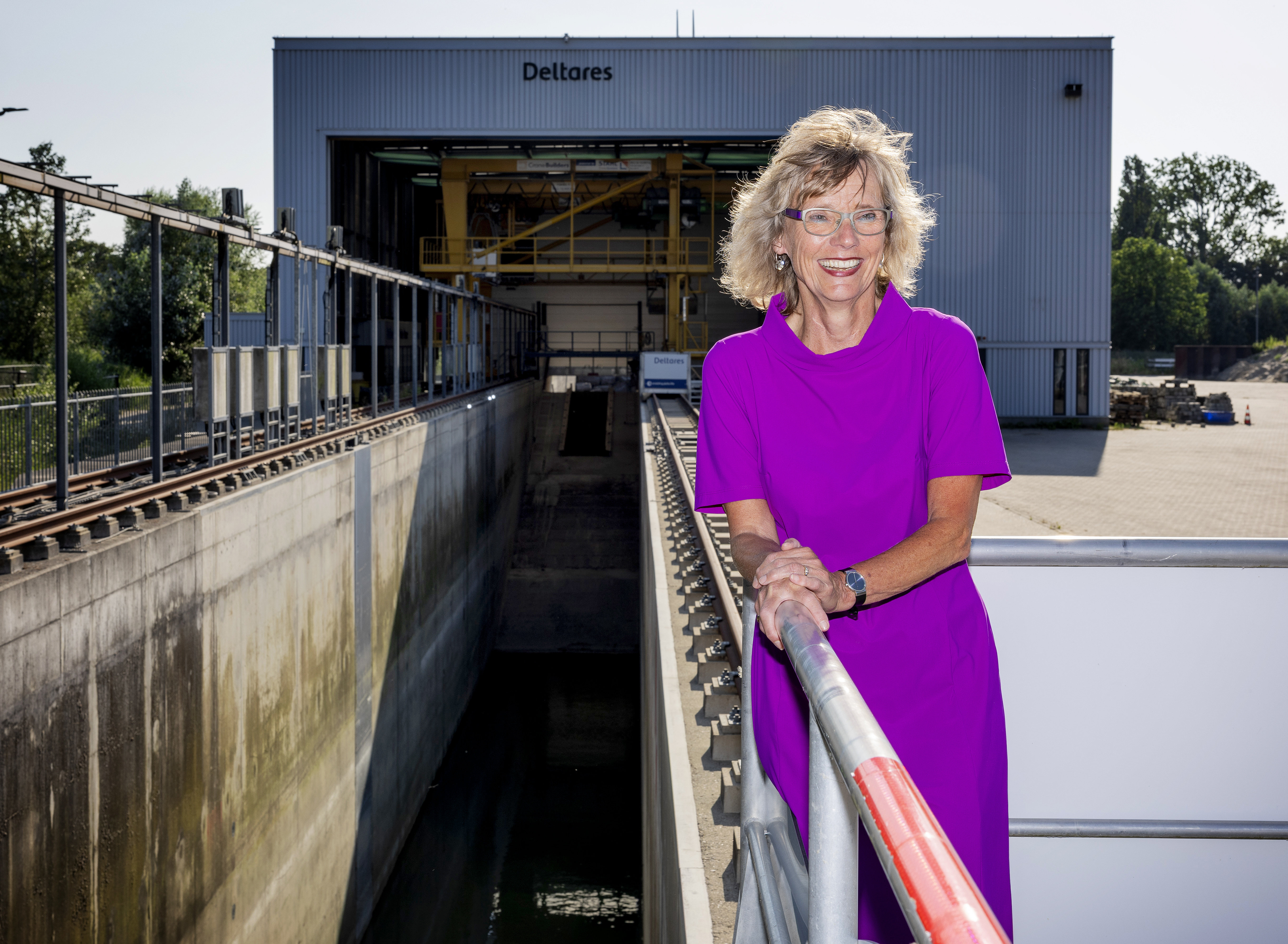Annemieke Nijhof, directeur Deltares: "Langdurige kurkdroge periodes met grote maatschappelijke gevolgen staan al jaren in onze scenario’s." Foto: Guus Schoonewille 