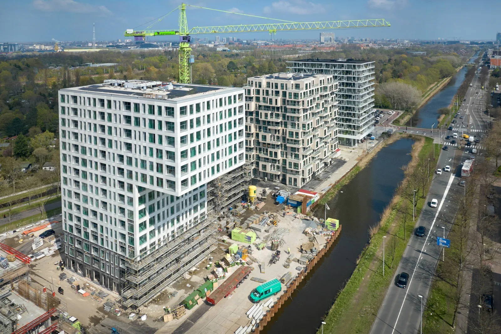 Kwakman is verantwoordelijk voor de metalstud wanden- en plafonds bij project Blend Salt Pepper van JP van Eesteren.